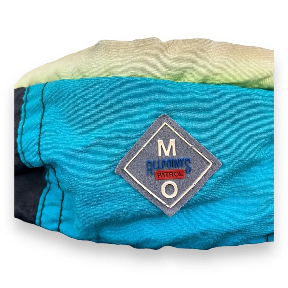 Vintage Members Only All Points Color Bomb Graphic Print Retro Ski Jacket 1980’s - Picture 9 of 16